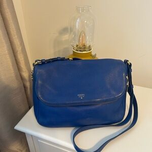 Fossil Royal Blue Crossbody Bag